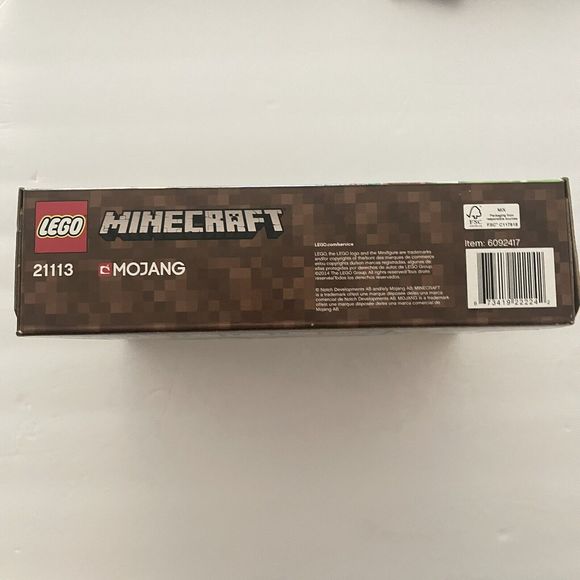 LEGO Minecraft The Cave 21113 Steve Zombie Spider Complete Set Retired New - Picture 6 of 8